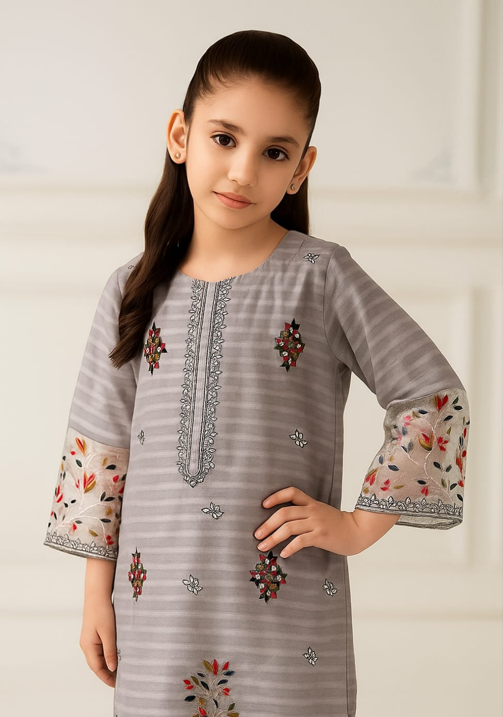 3 Piece Pret Embroidery Suits.