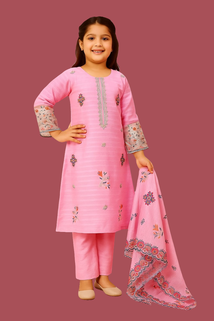 3 Piece Pret Embroidery Suit.