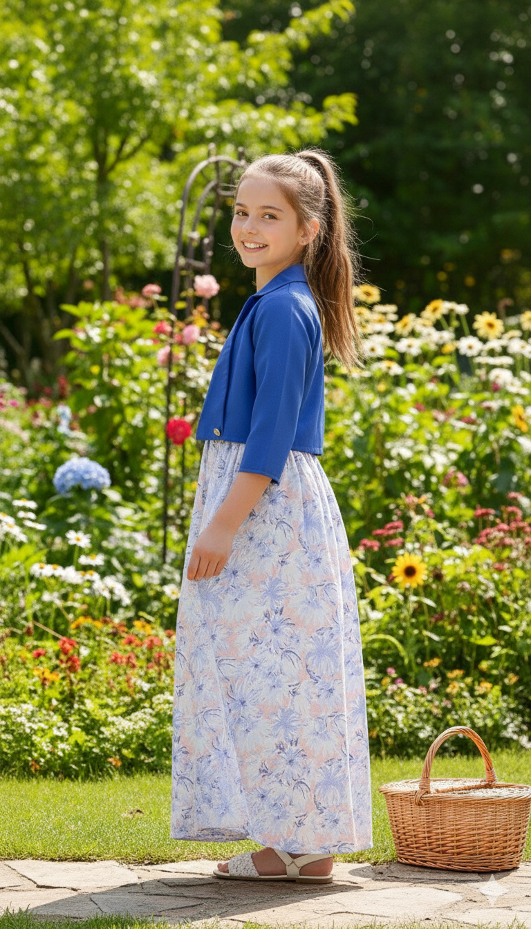 Long Frock Western With Koti.