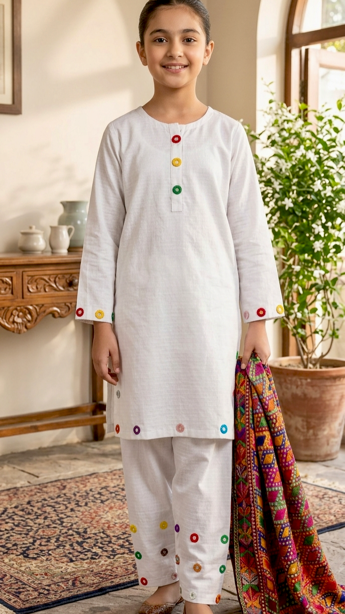 3 Piece Festive Luxury Summer Latest Farshi Shalwar Design.