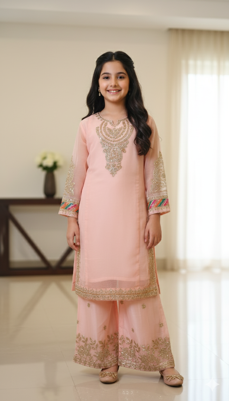 3 Piece Chiffon Festive Wedding Dress.