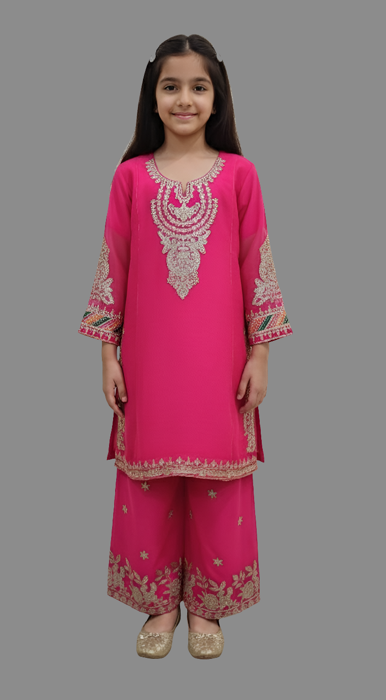 3 Piece Chiffon Festive Wedding Dress.