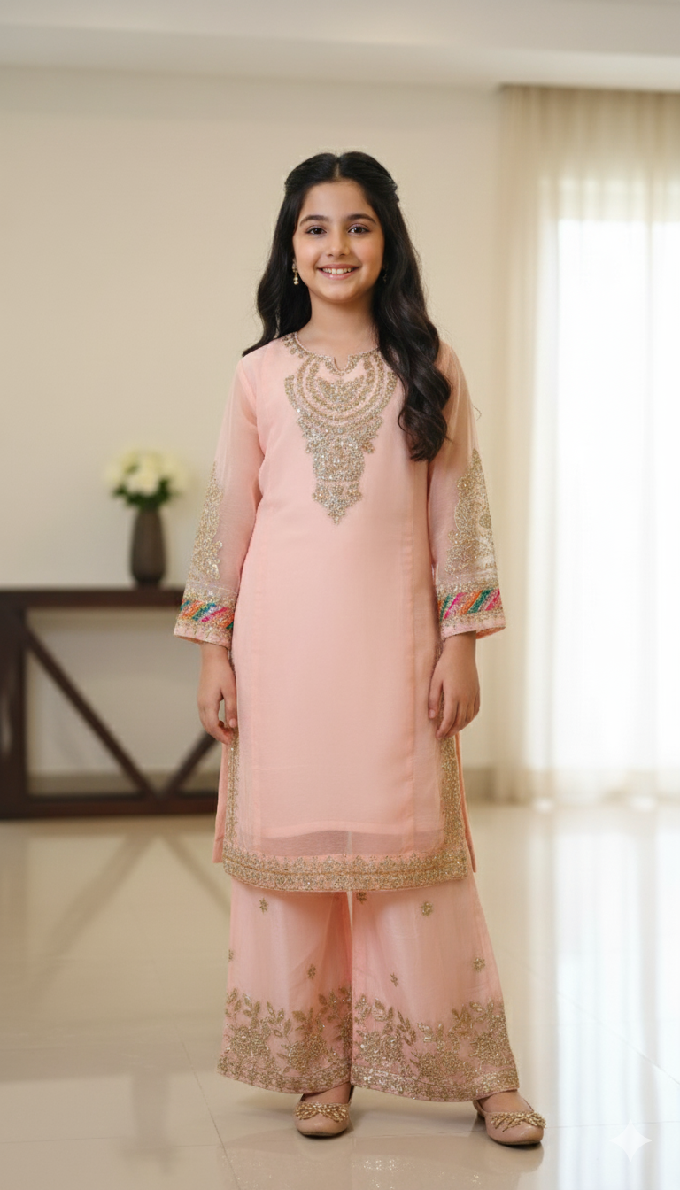 3 Piece Chiffon Festive Wedding Dress.
