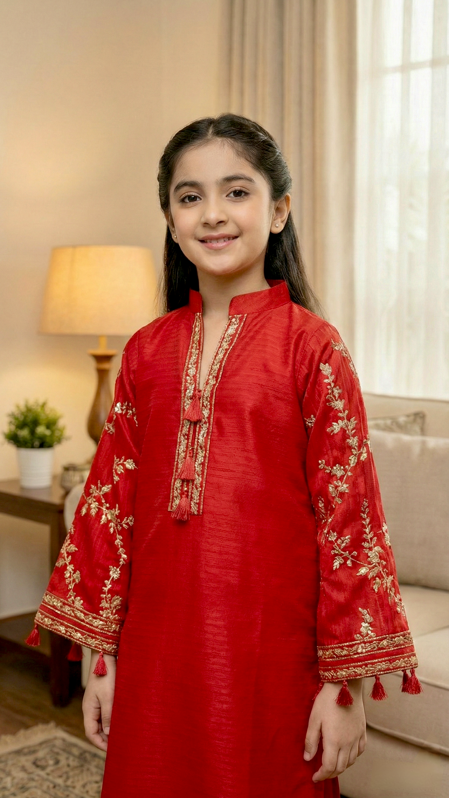 2 Piece Cotton Embroidery Suit.