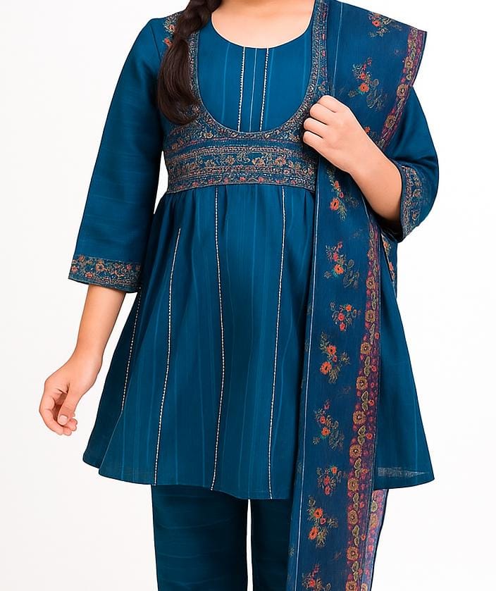 3 Piece Embroidery Cotton Lawn Pret Suit