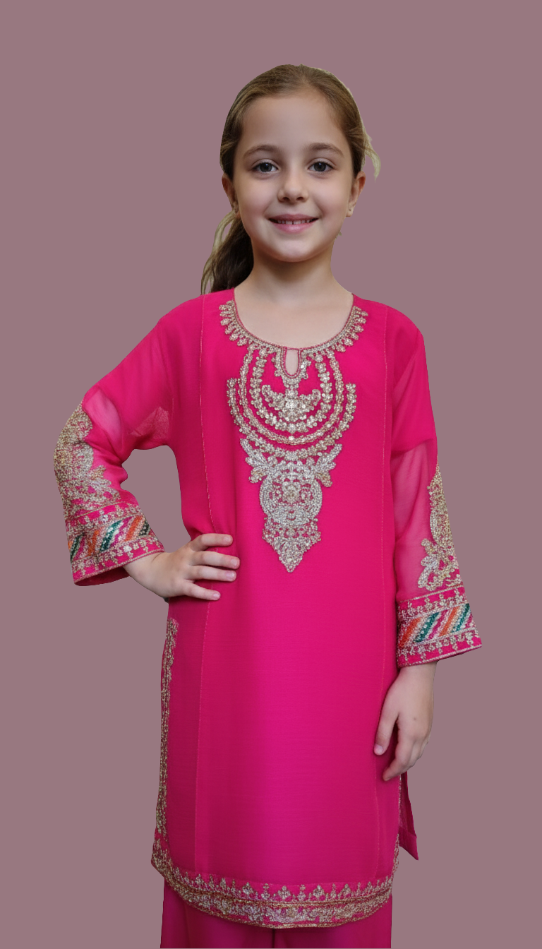 3 Piece Chiffon Festive Wedding Dress.