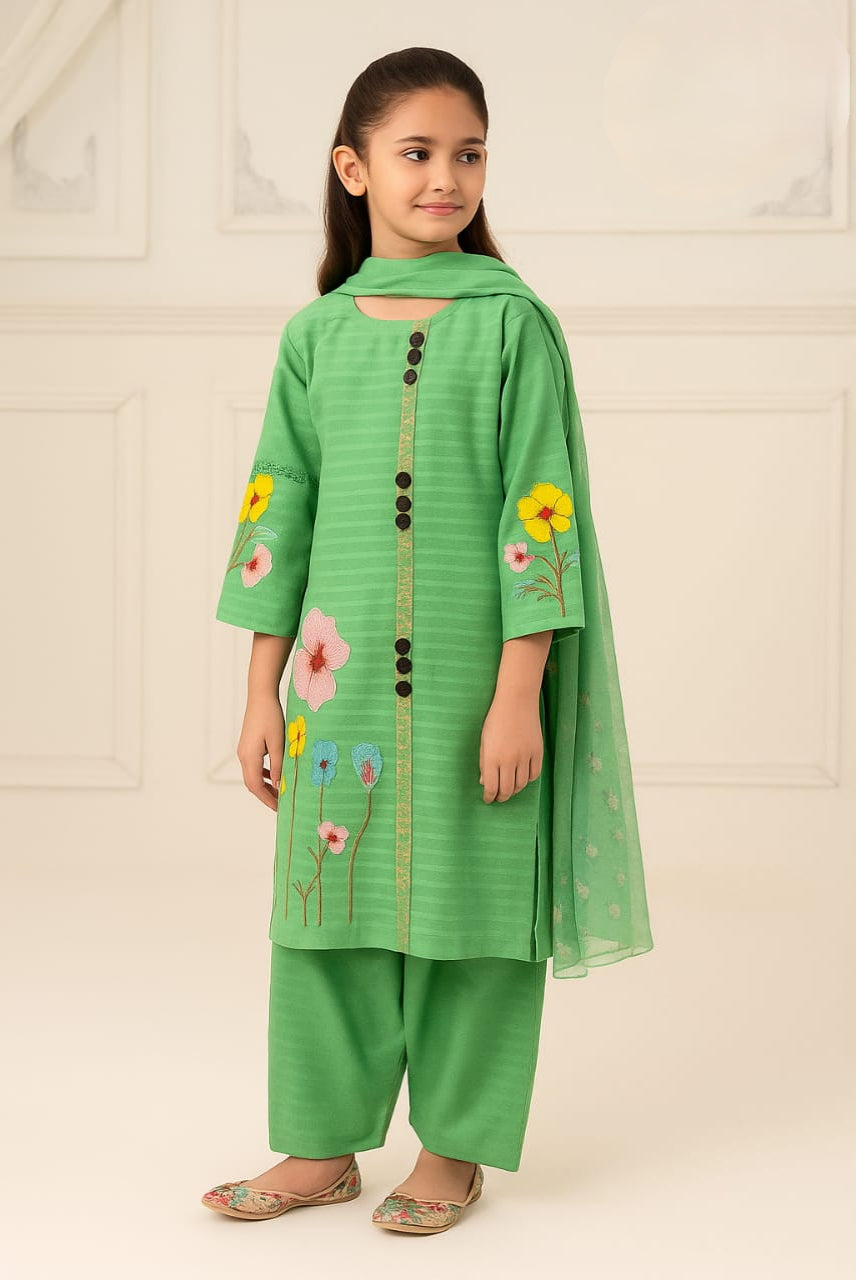 3 Piece Pret Embroidery Suits.