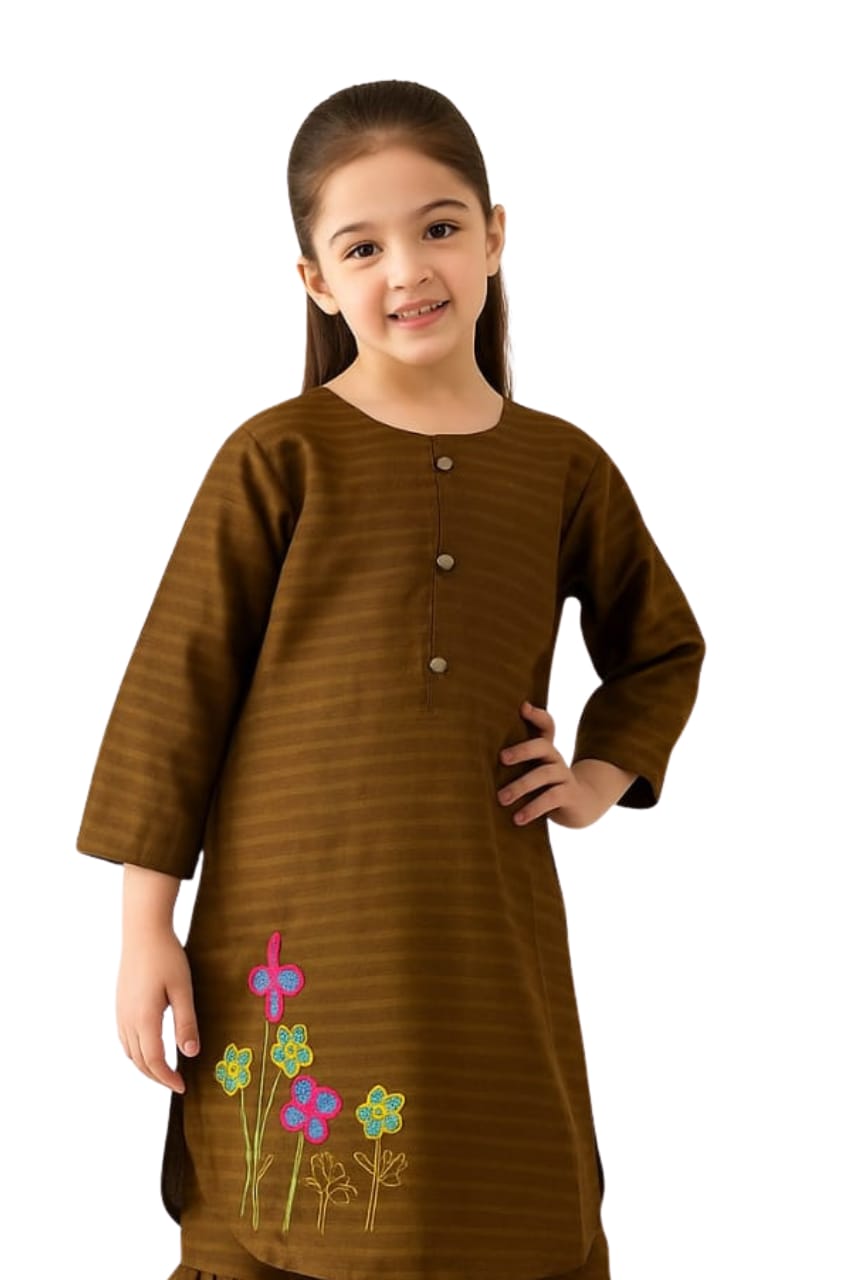 3 Piece Gharara Suit Embroided.