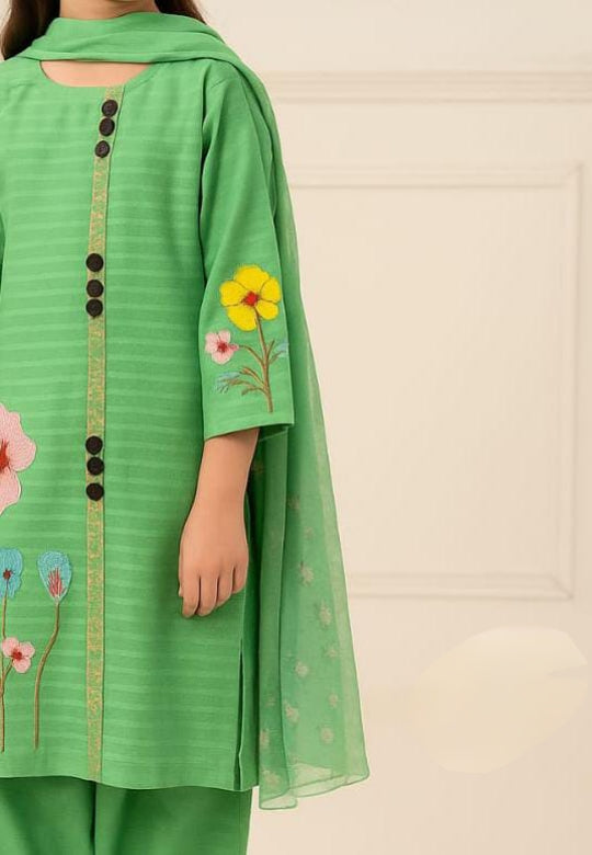 3 Piece Pret Embroidery Suits.