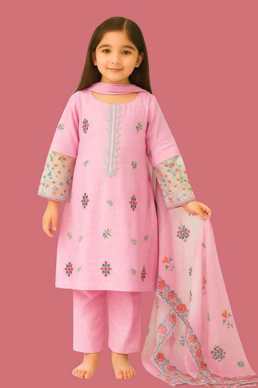 3 Piece Pret Embroidery Suit.