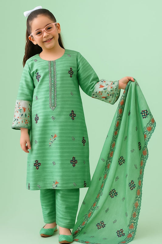 3 Piece Pret Embroidery Suit.