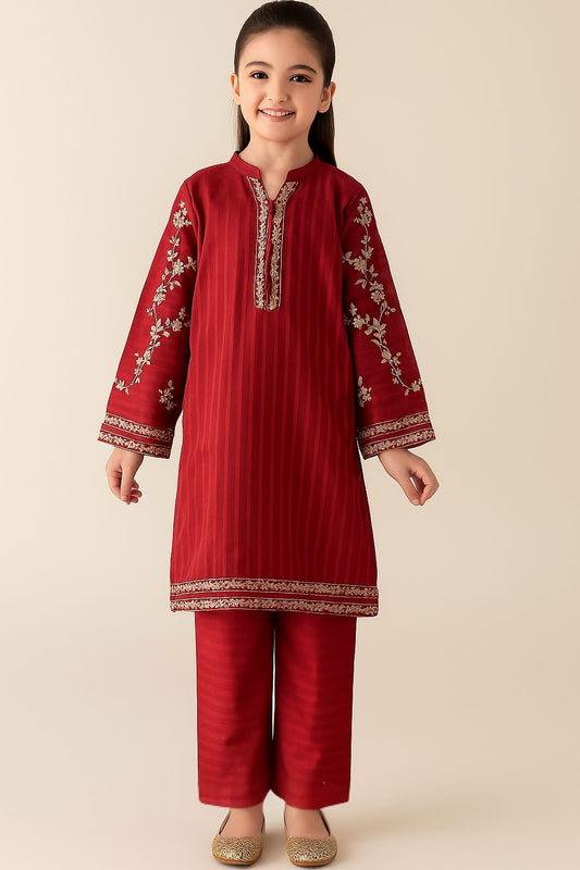 2 Piece Cotton Embroidery Suit.