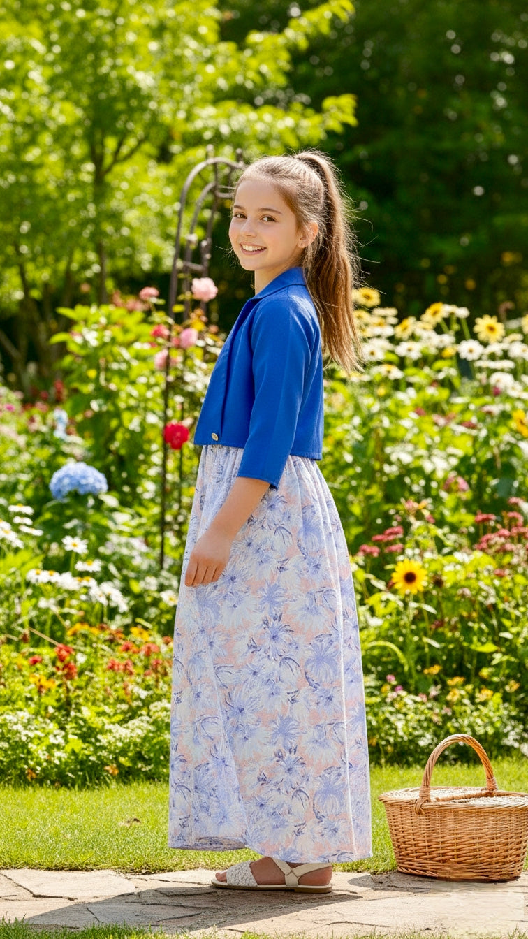 Long Frock Western With Koti.