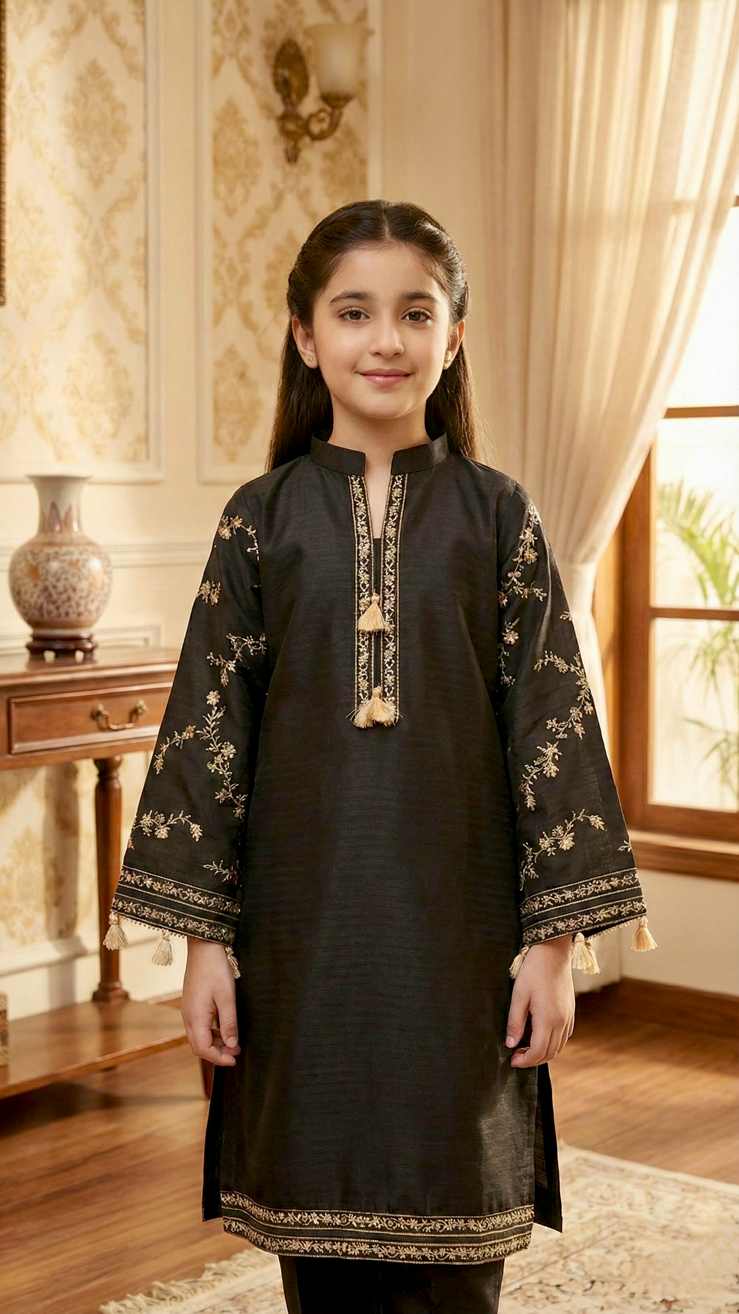 2 Piece Cotton Embroidery Suit.