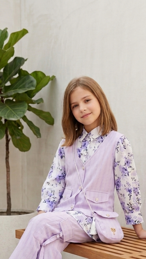 Western Style 4 Piece Coat Shirt With Cargo Pent & Pouch.