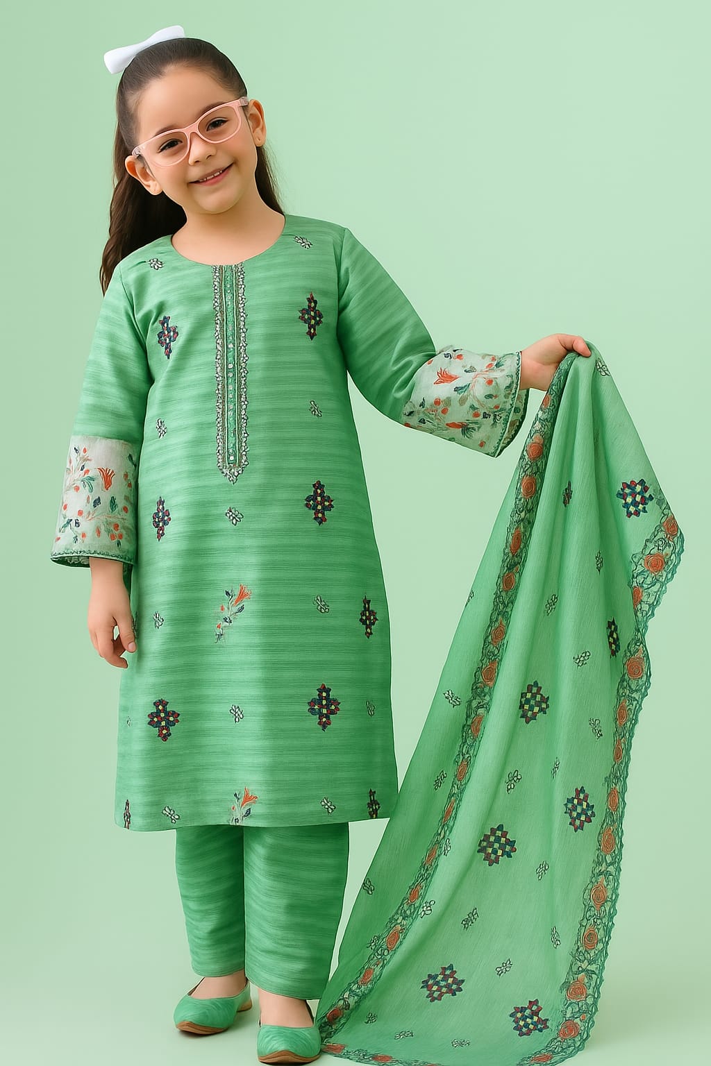 3 Piece Pret Embroidery Suit.