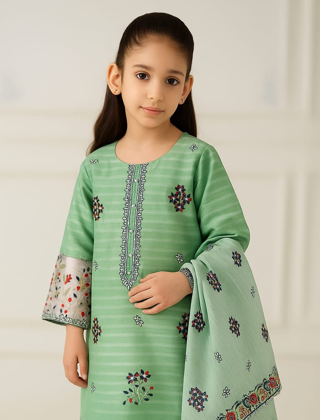 3 Piece Pret Embroidery Suit.