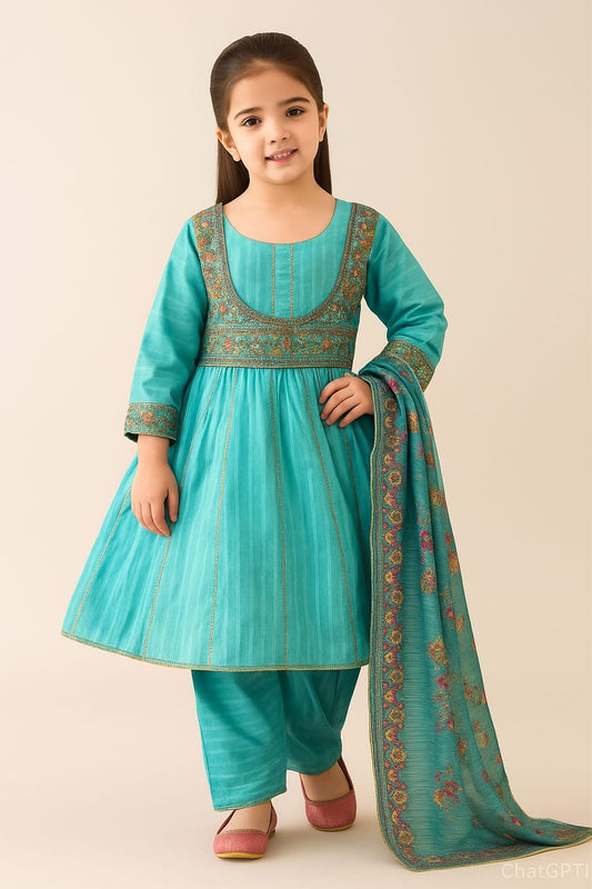 3 Piece Embroidery Cotton Lawn Pret Suit