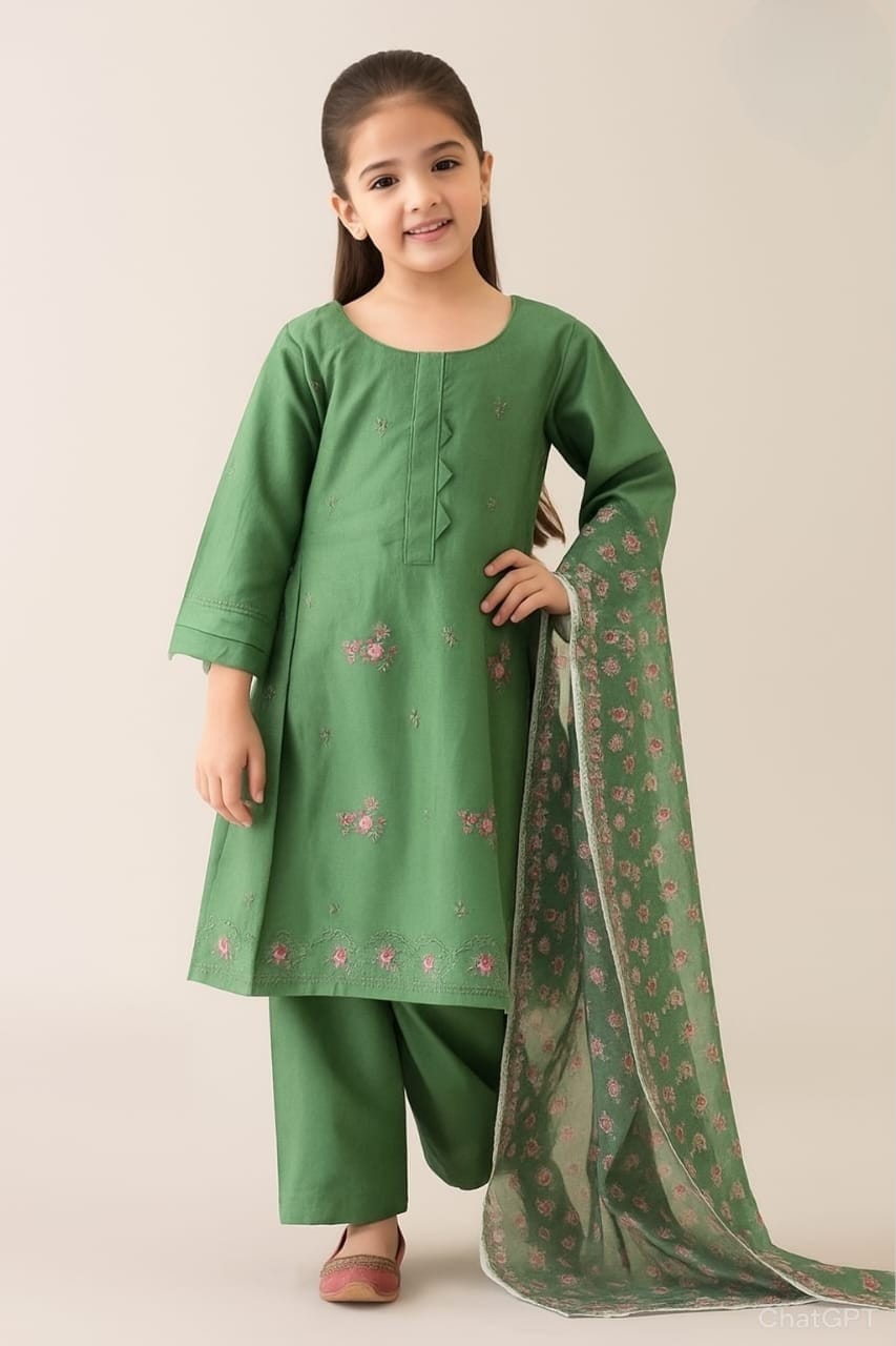 3 Piece Pret Embroided Collection.