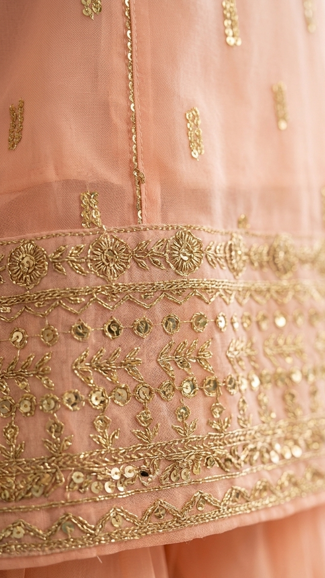 3 Piece Stitched Chiffon Formal Full Embroidery suit