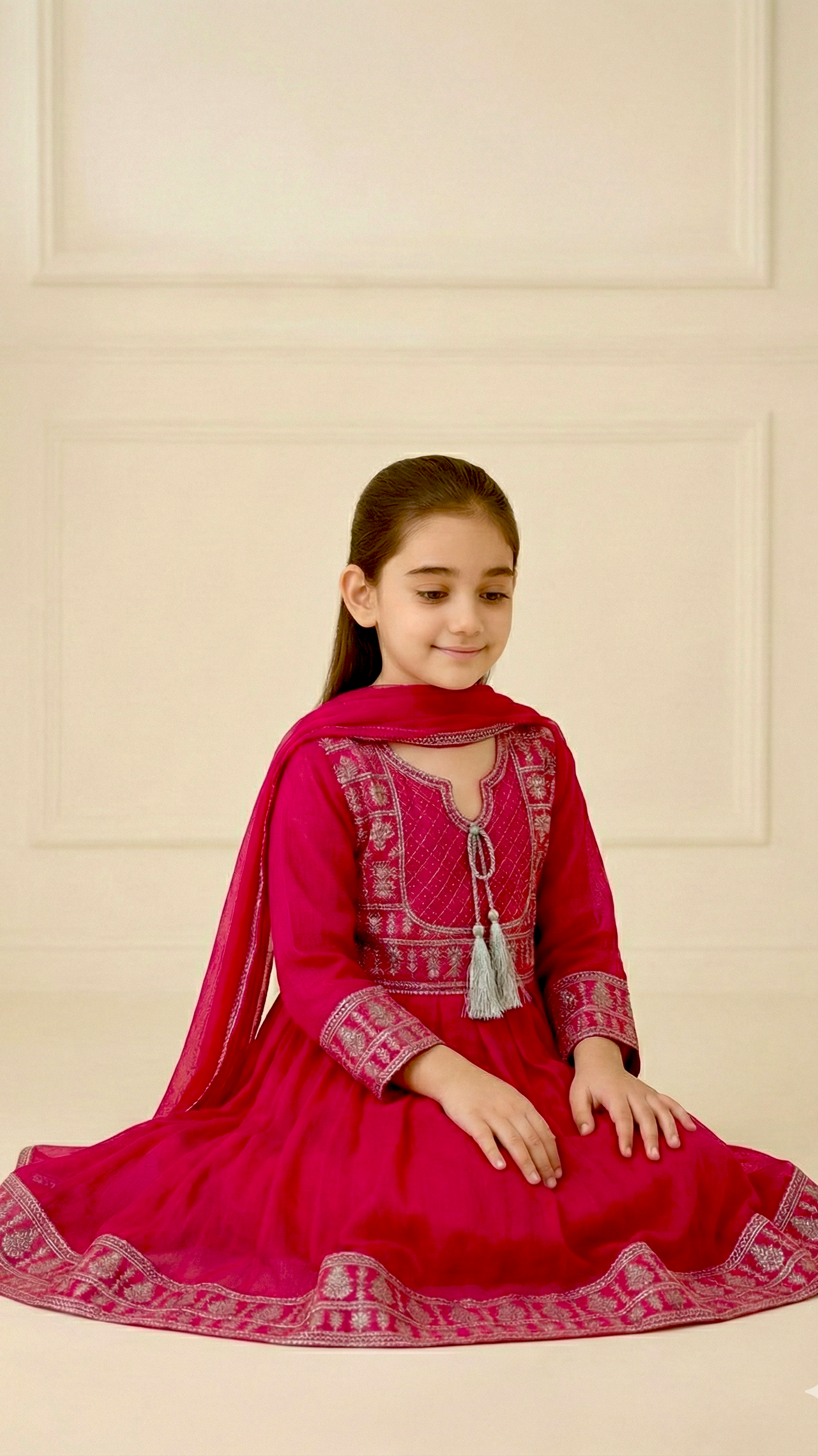 3 Piece Chiffon Embroidery Festive Collection Suit.