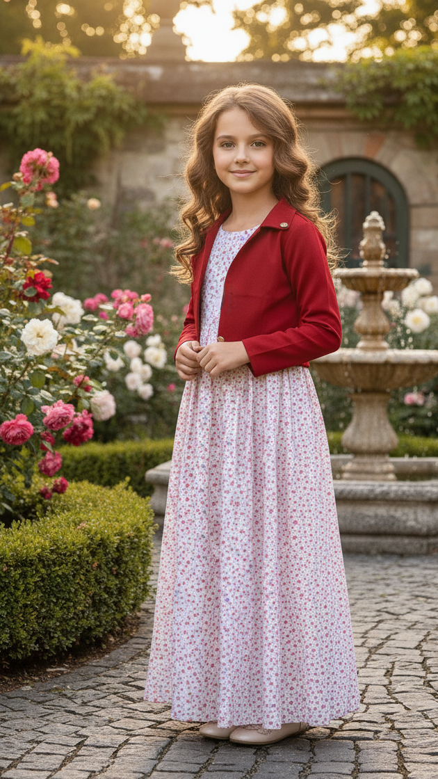 Long Frock Western With Koti.