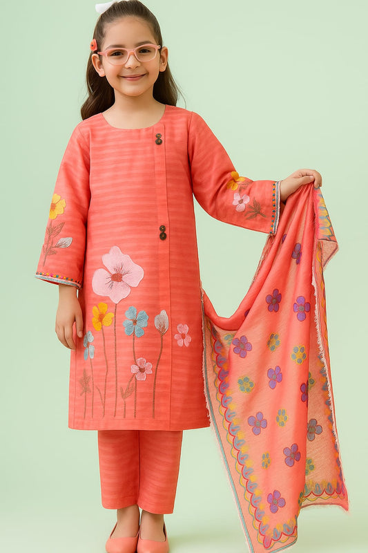 3 Piece Pret Embroidery Suits.