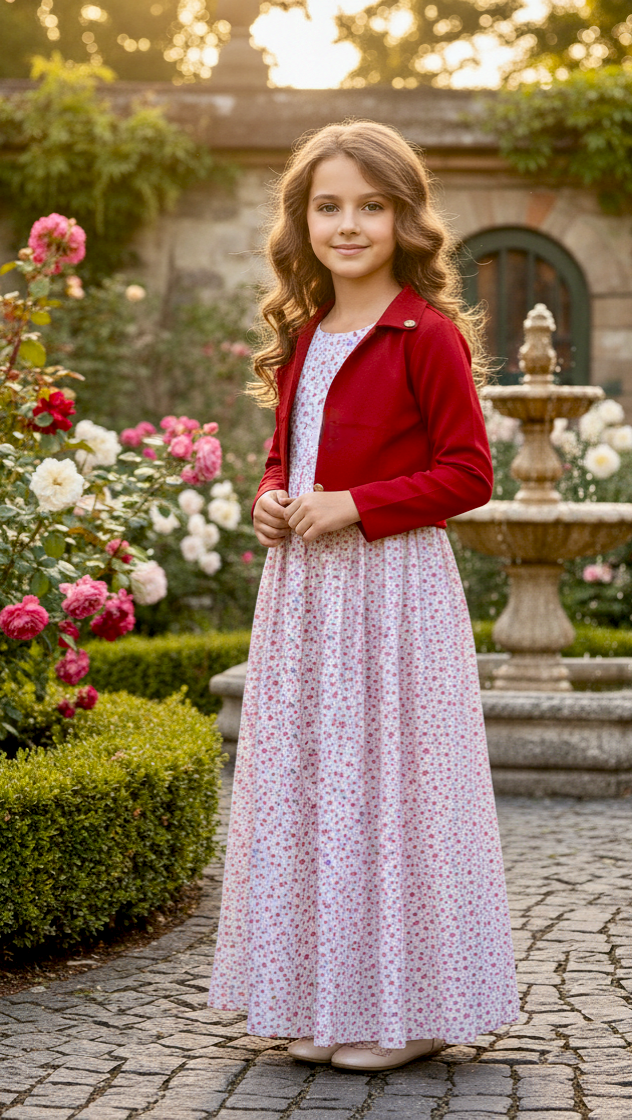 Long Frock Western With Koti.