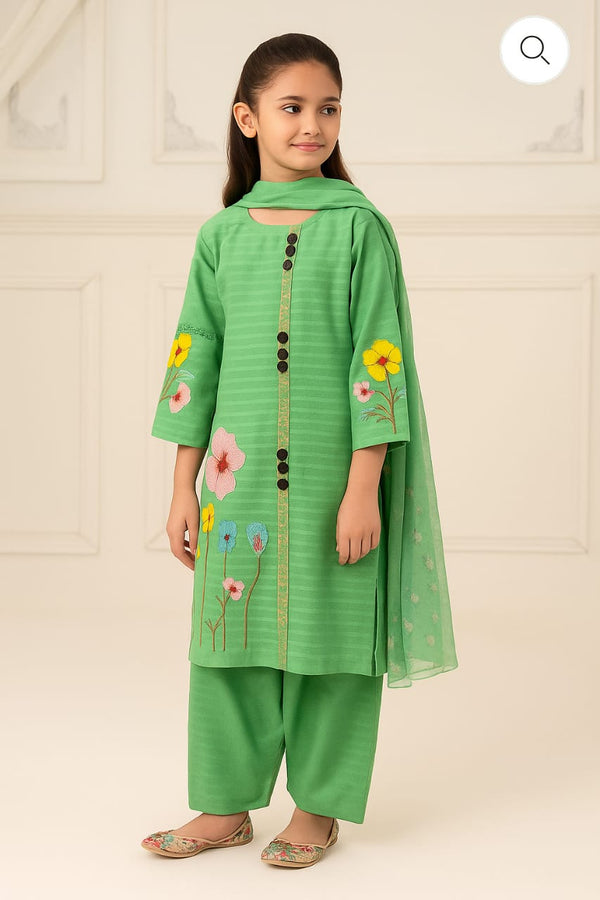 3 Piece Pret Embroidery Suits.