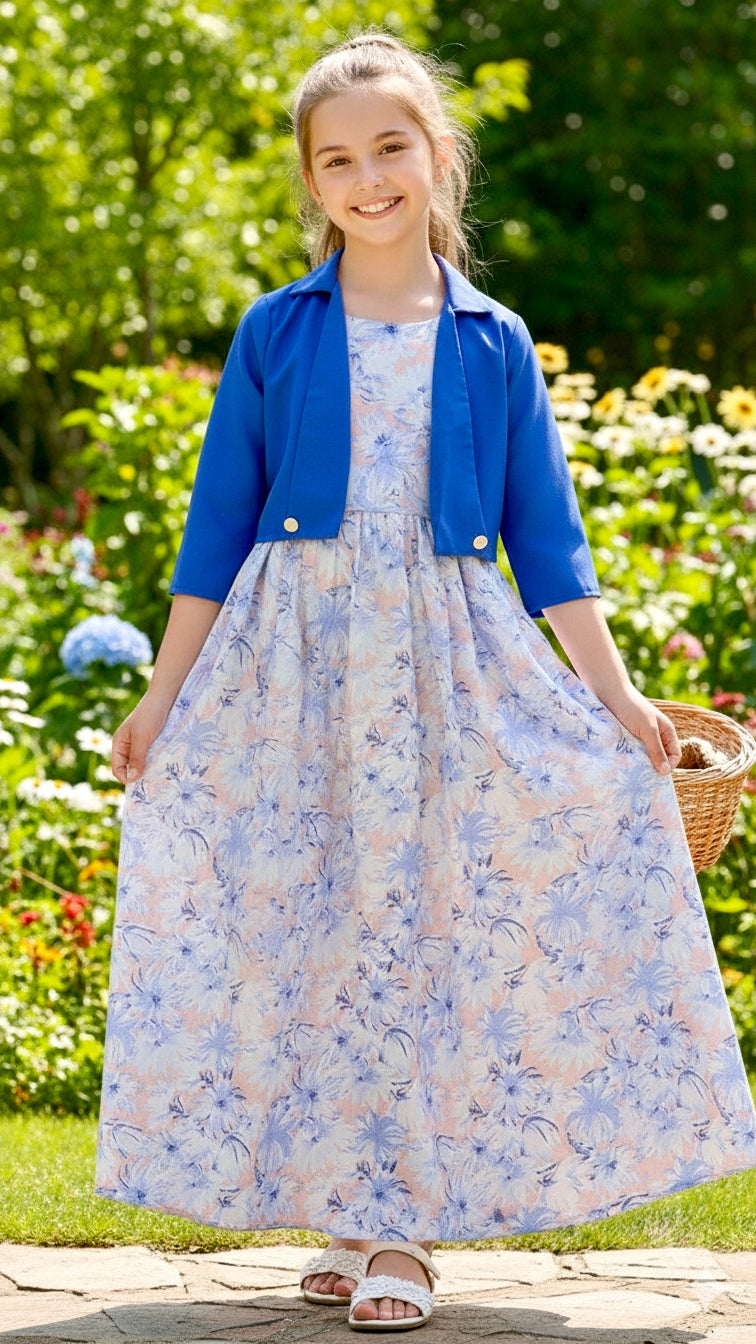 Long Frock Western With Koti.