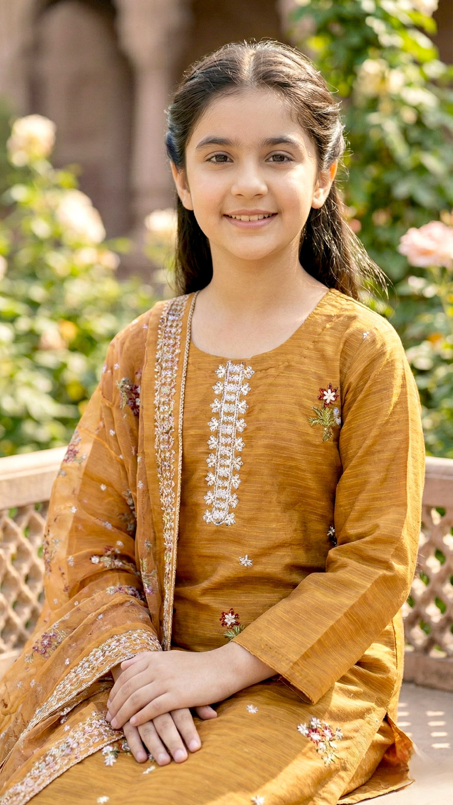 3 Piece Cotton Embroidery Suits.