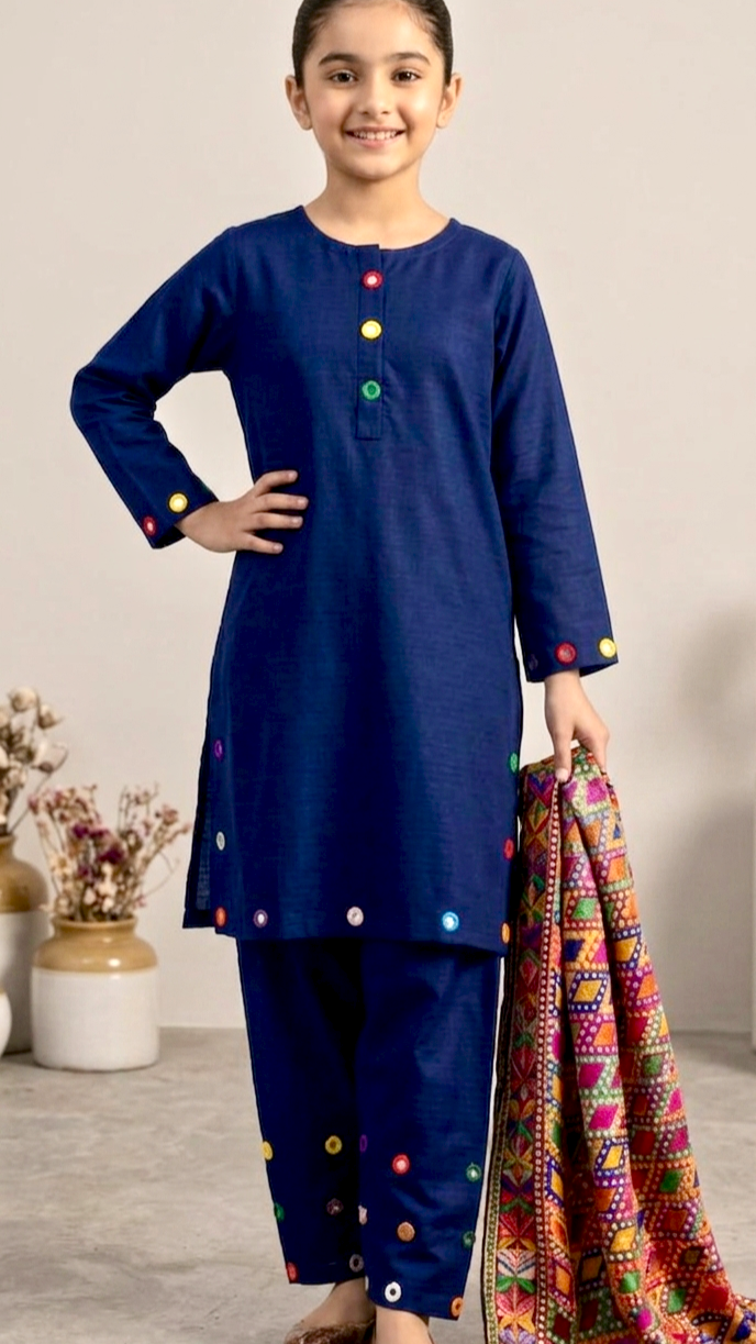 3 Piece Festive Luxury Summer Latest Farshi Shalwar Design.