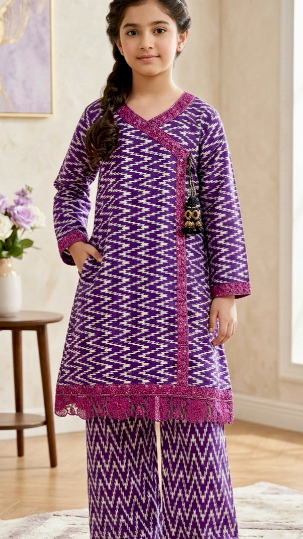 'EID BASICS" 2 Piece Bana Dora A line style Suits.