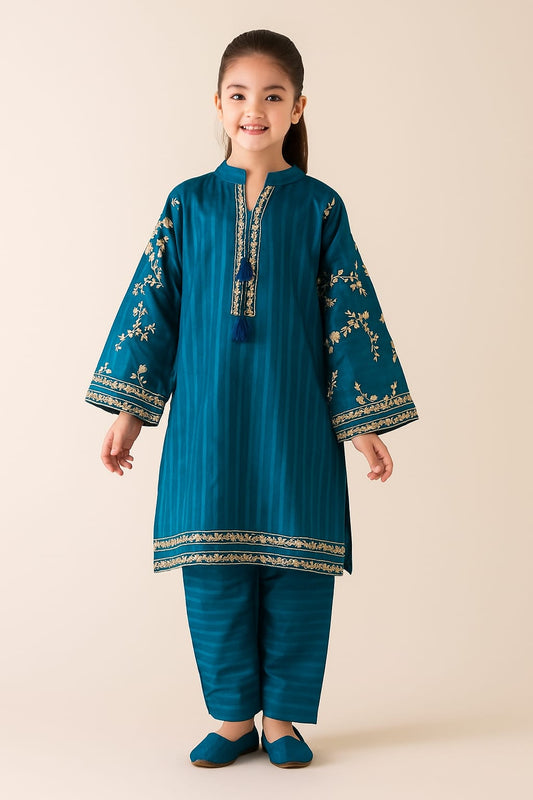 2 Piece Cotton Embroidery Suit.