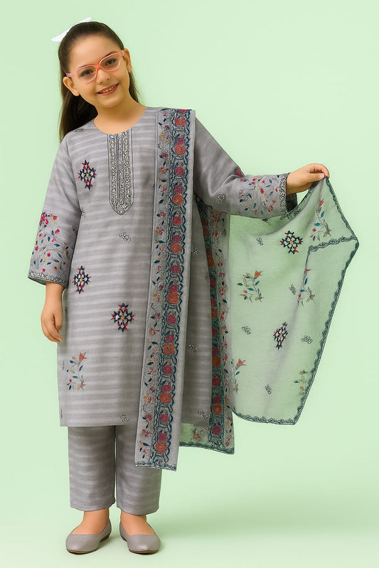 3 Piece Pret Embroidery Suits.
