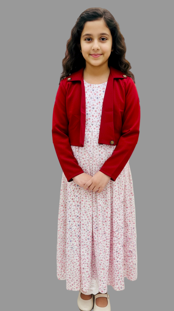 Long Frock Western With Koti.