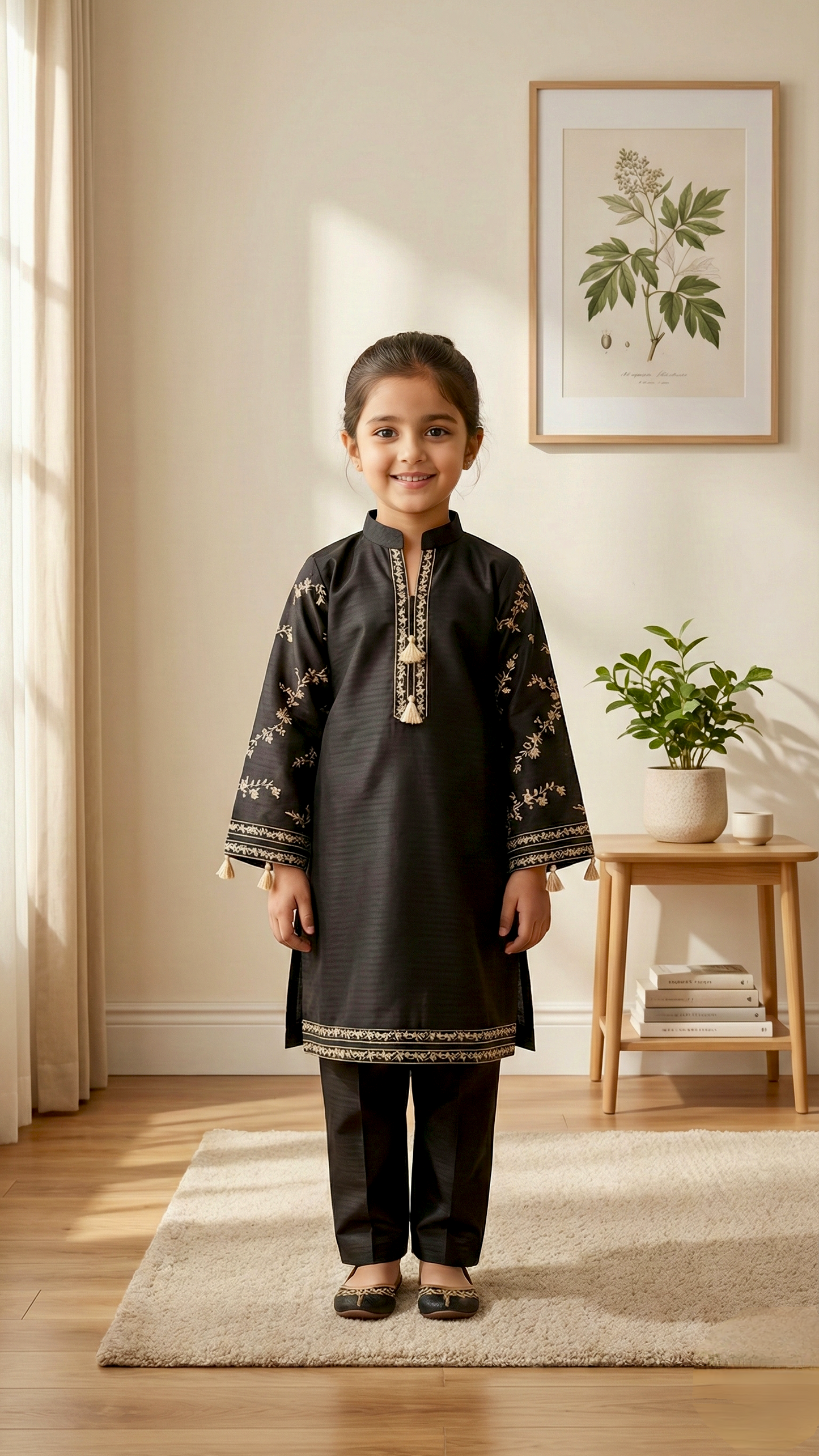2 Piece Cotton Embroidery Suit.