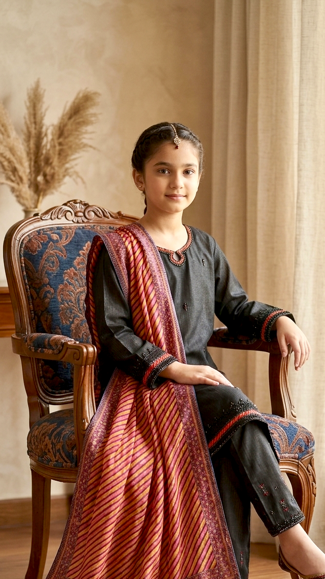 3 Piece Festive Luxury Summer Embroidery cotton Lawn Suits.