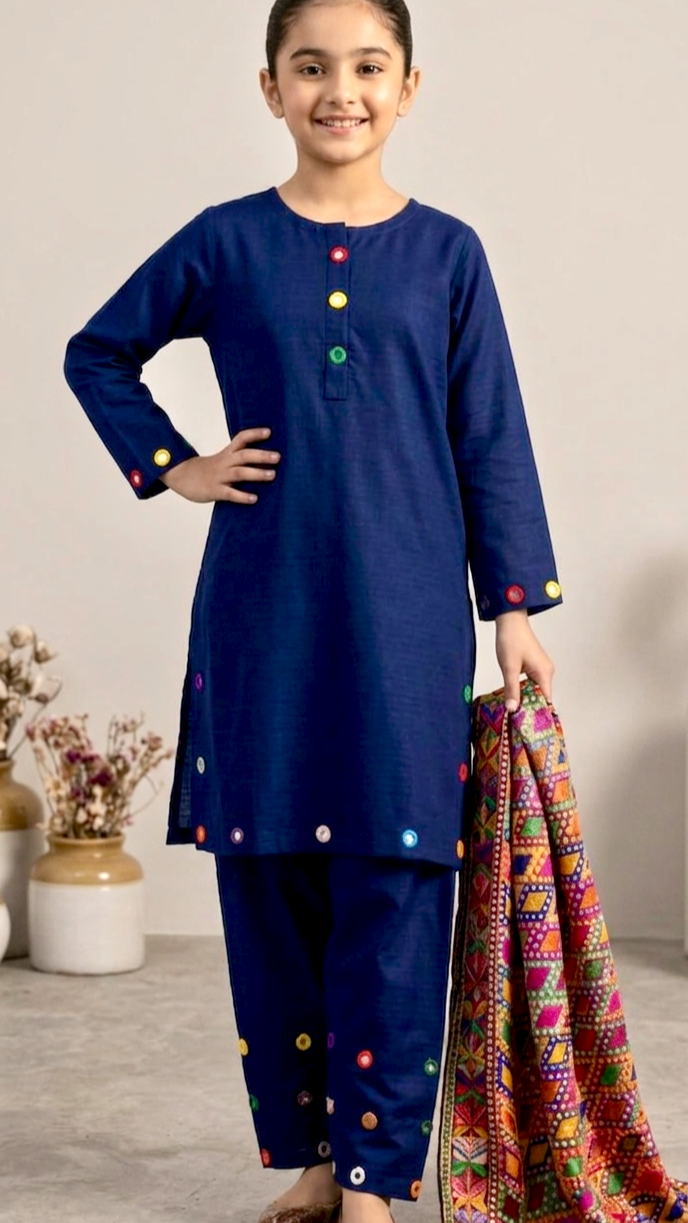 3 Piece Festive Luxury Summer Latest Farshi Shalwar Design.