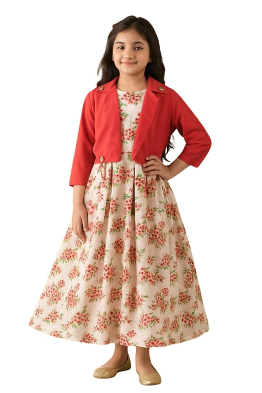 Long Frock Western With Koti.